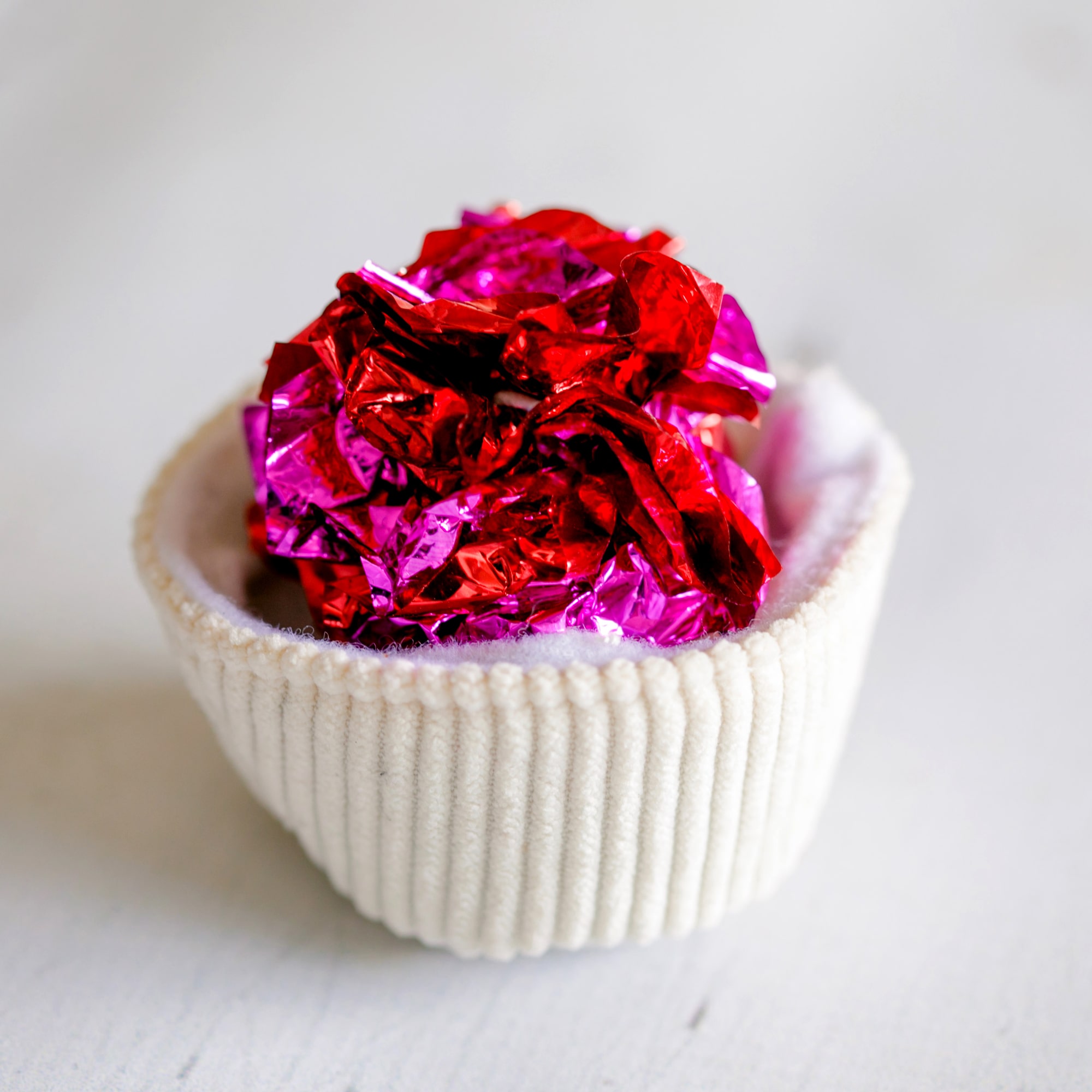 Crinkle Catnip Cupcake Toy