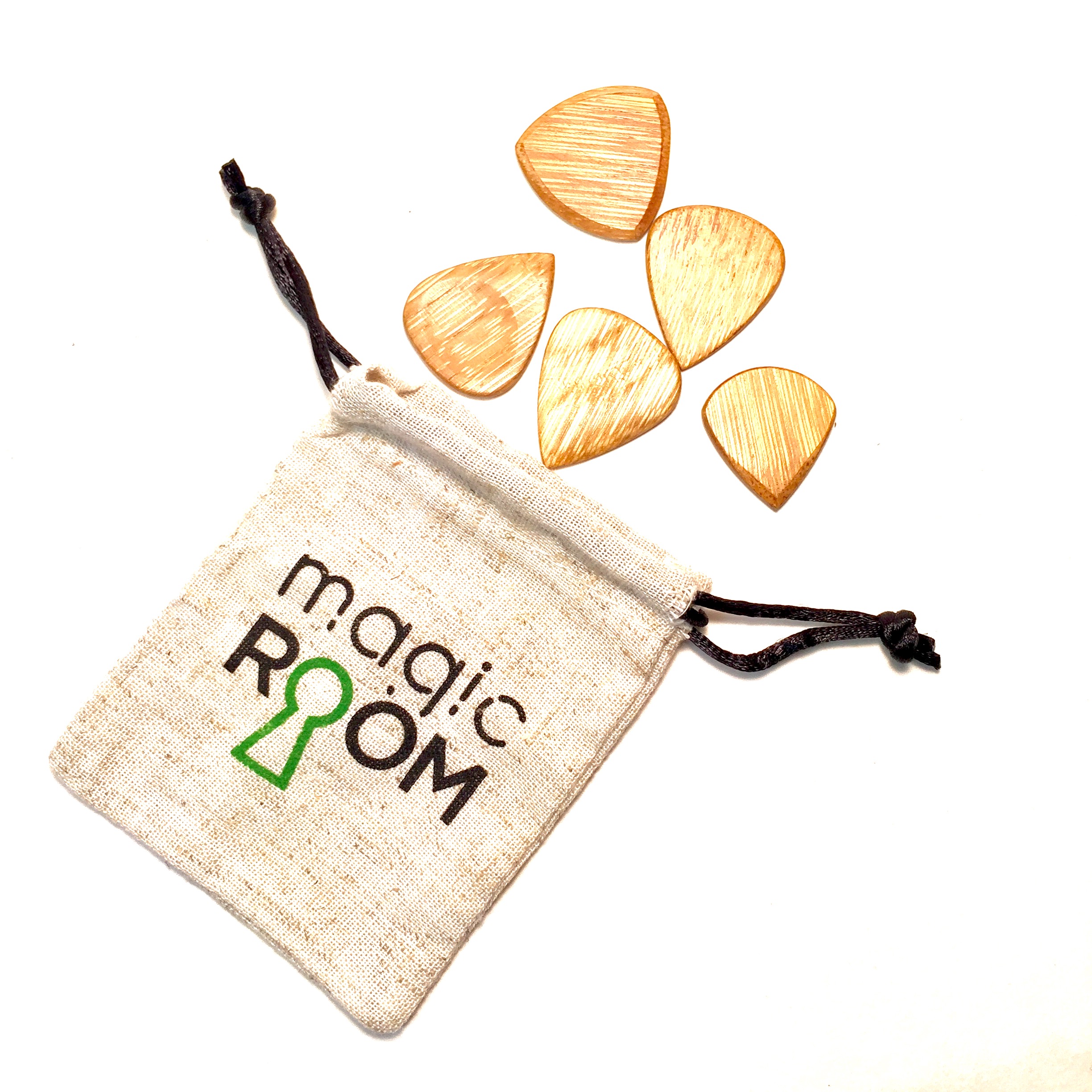 Ecofriendly Drumsticks and Guitar Picks Magic Room Brand