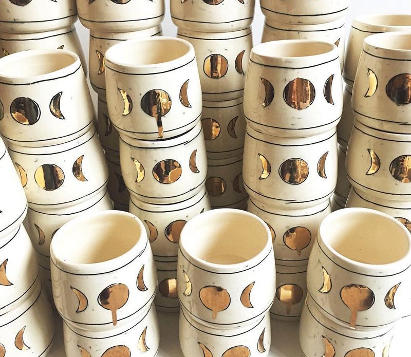 Ceramic Moon Cup Goddess Provisions