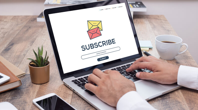 SUBSCRIBE FORM FOR NEWSLETTER