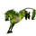 Licorne de selle Frison Noir