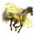 Jezdecký kůň Achaltekinský kůň Černý hnědák