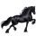 Reitpferd Friese Rappe
