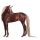 Riding unicorn Thoroughbred Flaxen Chestnut 