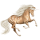 Einhorn-Reitpferd Araber Forellenschimmel