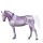 Poney Quarter Pony Gris Truité