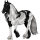 Riding Horse Peruvian Paso Dapple Gray