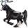 Jezdecký jednorožec Mustang Černý ryzák
