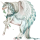 Licorne de selle ailée Marwari Bai Brûlé