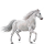 Einhorn-Reitpferd Mangalarga Marchador Hellgrau