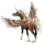 Winged riding unicorn Arabian Horse Chestnut