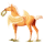 Winged riding unicorn Peruvian Paso Strawberry roan