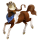 Cavalo de passeio Puro Sangue Lusitano Castanho escuro