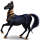 Reitpferd Tinker Dunkelfuchs mit heller Mähne