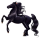Cheval de selle Nokota Noir