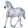 Jednorożec wierzchowy Koń pełnej krwi angielskiej Siwa Jabłkowita
