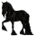 Reitpferd Mustang Rappe