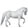 Riding Horse Lusitano Light Gray
