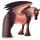 Pégase de trait Shire Bai Brûlé