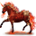 Licorne de selle Arabe Bai