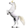 Riding unicorn Lipizzan Light Gray