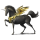 Gevleugelde pony-eenhoorn  Kerry Bog Donkerbruin