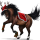 Einhorn-Kaltblut Shire Dunkelbrauner
