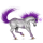 Poney licorne Poney de Terre-Neuve Cremello
