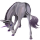 Einhorn-Esel Hausesel Rappe
