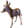 Âne licorne Âne commun Marron