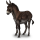 Donkey Poitou Donkey Dark brown