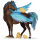 Okřídlený poníkorožec  Shetlandský pony Smíšený bělouš