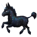 Donkey unicorn Black