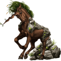 Unicorno da tiro Cavallo da parata Baio