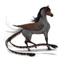 Pegasus-Pony Norweger Graufalben