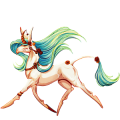 Âne licorne Âne commun Blanc