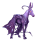 Winged donkey unicorn Poitou Donkey Black