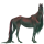 Ridhäst Tennessee Walker Mörkfux