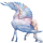 Pegasus-Reitpferd Argentinischer Criollo Cremello
