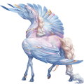 Pegasus-Reitpferd Hannoveraner Dunkelbrauner