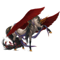 Winged riding unicorn Misaki Bay