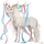Riding unicorn Arabian Horse Fleabitten Gray