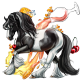 Cheval de selle Alezan Brûlé