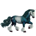 Caballo de tiro Percherón Gris claro