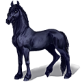 Draft horse Ban'ei horse Roan