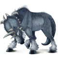 Licorne de trait Drum Horse Pie Tobiano Gris Souris