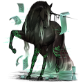 Licorne de selle Shagya Gris Truité