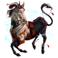 Poney licorne Brunblakk