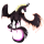 Winged donkey Poitou Donkey Black