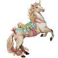 Licorne de selle Bai Brûlé